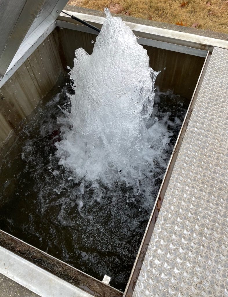 water leak